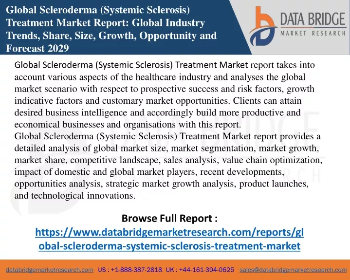 global scleroderma systemic sclerosis treatment
