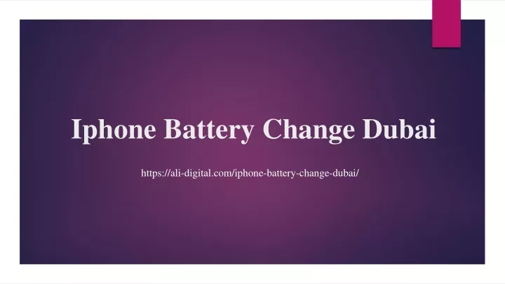 iphone battery change dubai