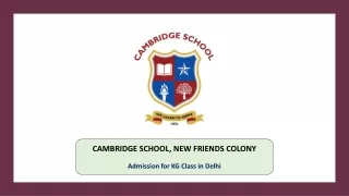 cambridge school new friends colony admission