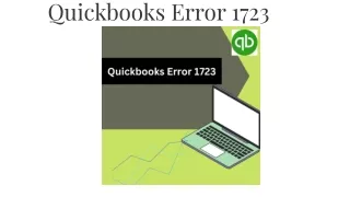 Resolving Quickbooks Error 1723