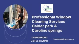 Professional Window Cleaning Services Calder park & Caroline springs