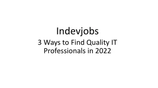 indevjobs 3 ways to find quality it professionals