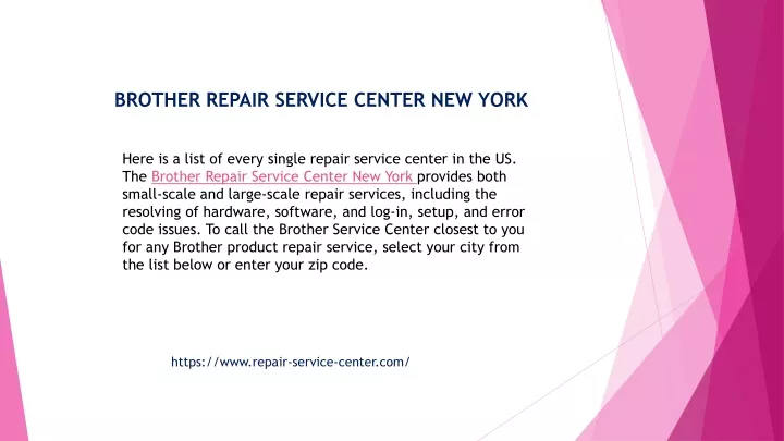 brother repair service center new york