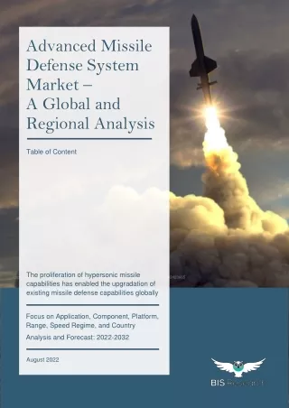 advanced missile defense system market a global