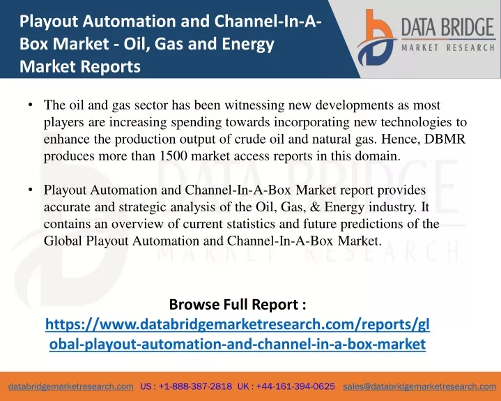 playout automation and channel in a box market