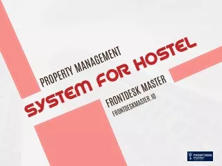 Cloud-Based Property Management System for Hostels
