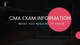 CMA Exam Information What You Require to Know
