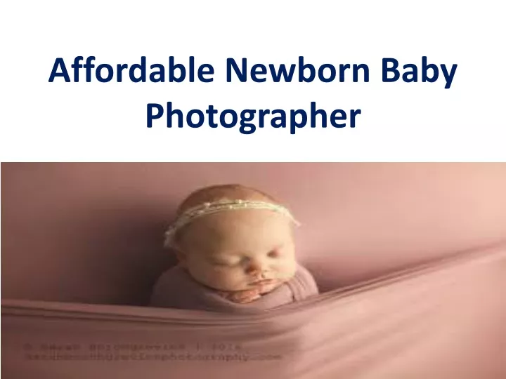 affordable newborn baby photographer