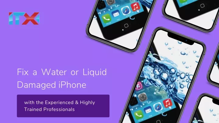 fix a water or liquid damaged iphone