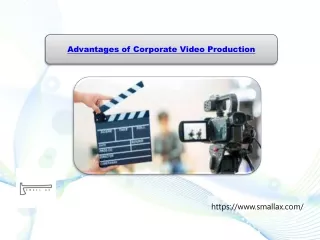 Advantages of Corporate Video Production