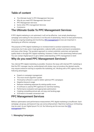 PPC Management_ An Ultimate Guide to PPC Management
