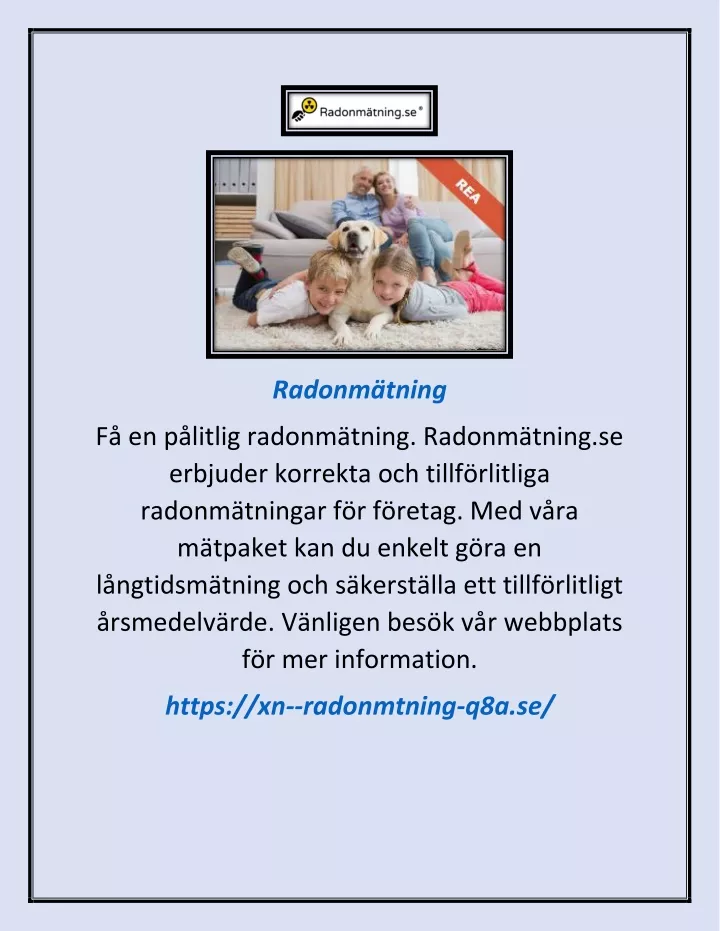 radonm tning