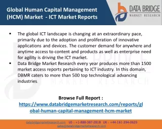 Global Human Capital Management (HCM) Market is expected to grow by USD 35.34 bi