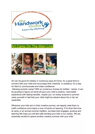 art camp on the main line