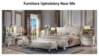 Furniture Upholstery Near Me