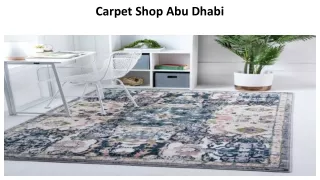Carpet Shop Abu Dhabi
