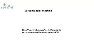 Vacuum Sealer Machine Hansinluck.com.au