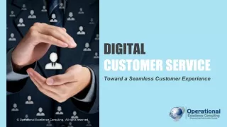 digital customer service toward a seamless