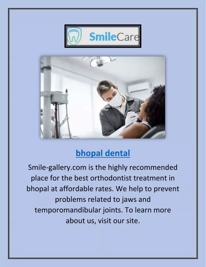 bhopal dental