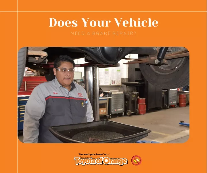 does your vehicle need a brake repair