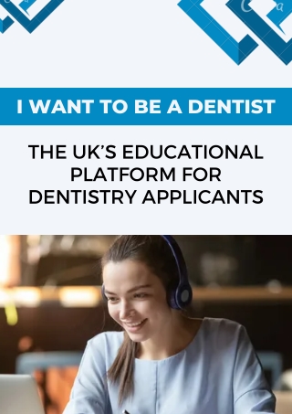 Apply for Dentistry – I Want To Be A Dentist