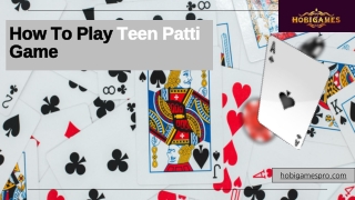 Learn Teen Patti