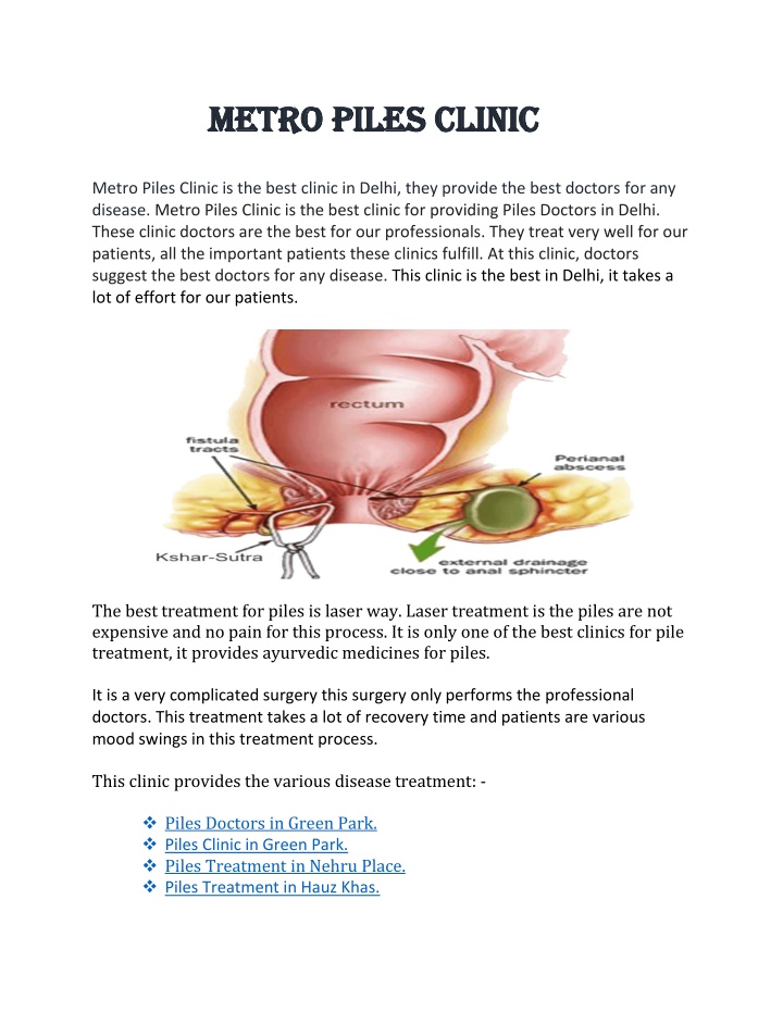 metro piles clinic metro piles clinic metro piles