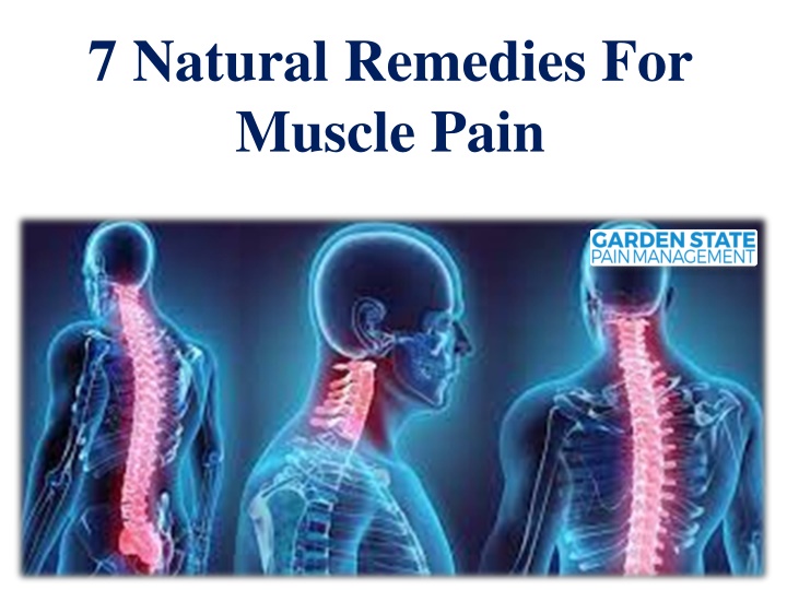 7 natural remedies for muscle pain