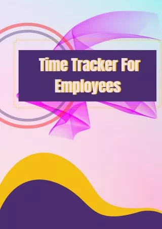 Time Tracker For Employees