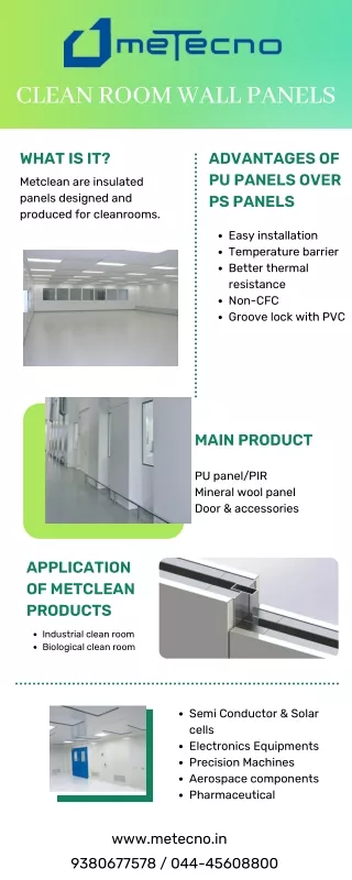 clean room wall panels