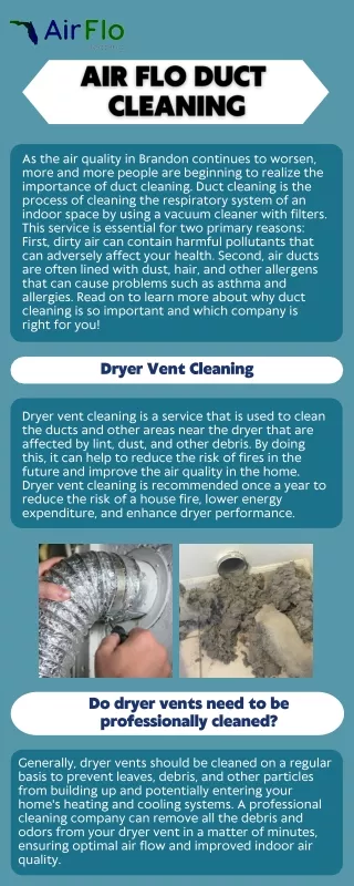 Air Duct Cleaning Services In Brandon