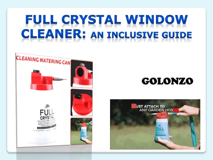 full crystal window cleaner an inclusive guide