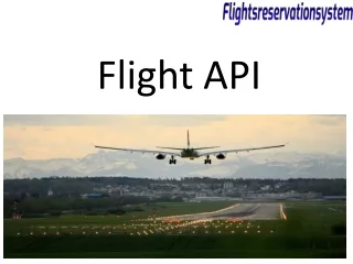 Flight API