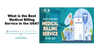 What is the Best Medical Billing Service in the USA