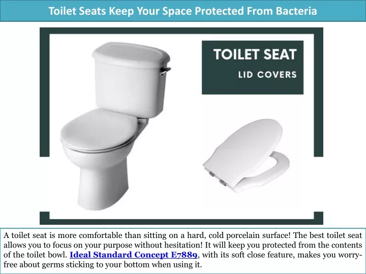 toilet seats keep your space protected from bacteria
