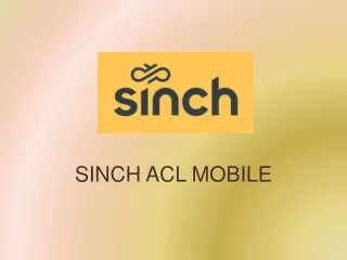 sinch acl mobile