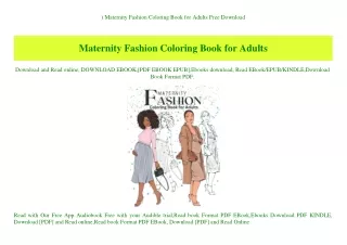 ^READ) Maternity Fashion Coloring Book for Adults Free Download