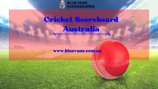#1 Cricket Scoreboard in Australia- Buy from Blue Vane Scoreboards