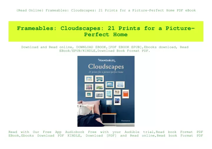 read online frameables cloudscapes 21 prints