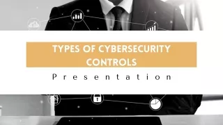 Types of Cybersecurity Controls.