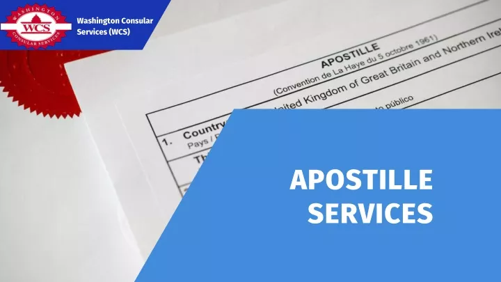 apostille services