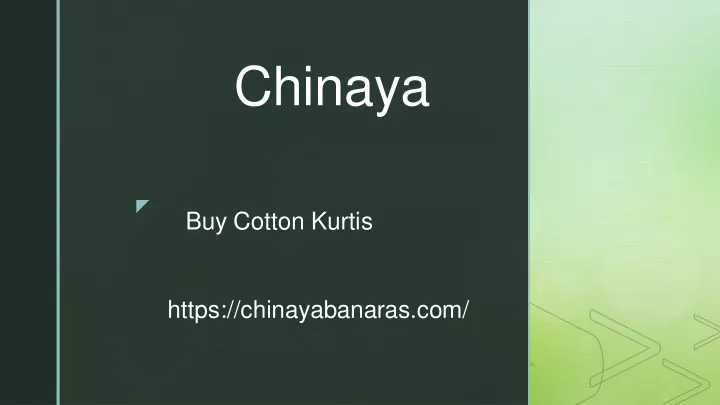 chinaya