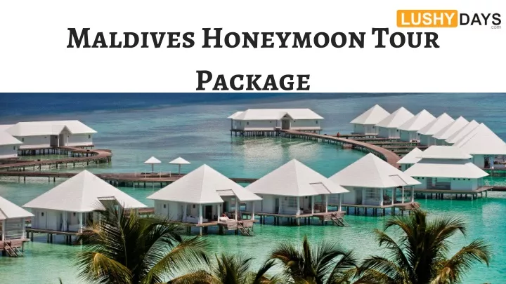 maldives honeymoon tour package