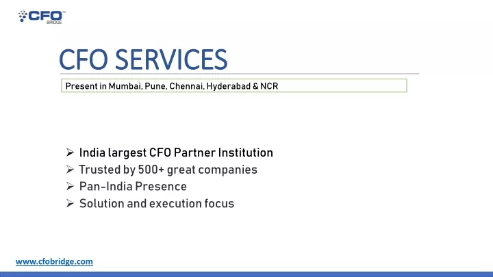 cfo services