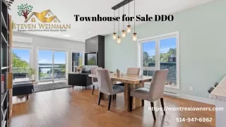 Townhouse for Sale DDO