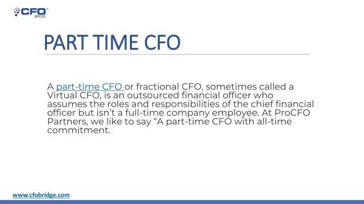 part time cfo