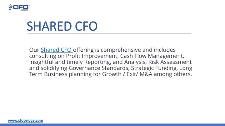 shared cfo