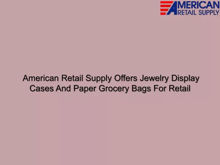 american retail supply offers jewelry display