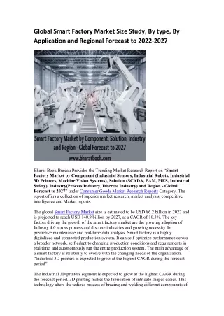 global smart factory market size study by type
