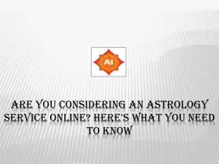 Are You Considering An Astrology Service Online? Here's What You Need To Know